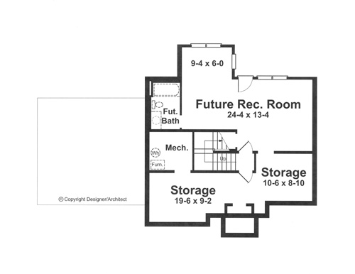 Lower Level image of EMERSON House Plan